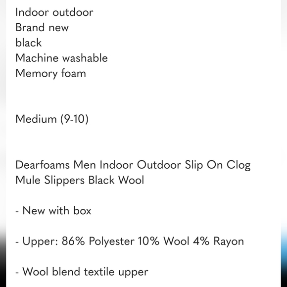 Dearfoams Memory Foam Mens Slippers Brand new in box - Picture 5 of 6